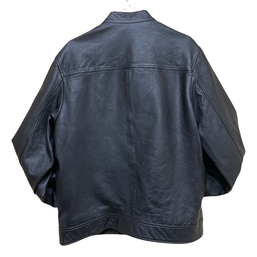 ASOS Leather Racer Jacket - Picture 5 of 7